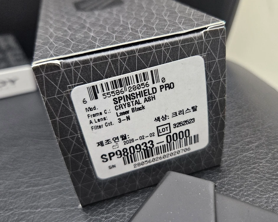 루디 프로젝트 스핀쉴드 프로 크리스탈 애쉬 레이저 블랙 미러 렌즈 새상품 스포츠 선글라스 고글 이미지