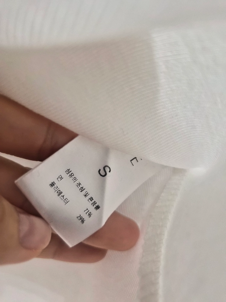 시에 아벨 보트넥 티셔츠 s 화이트 이미지