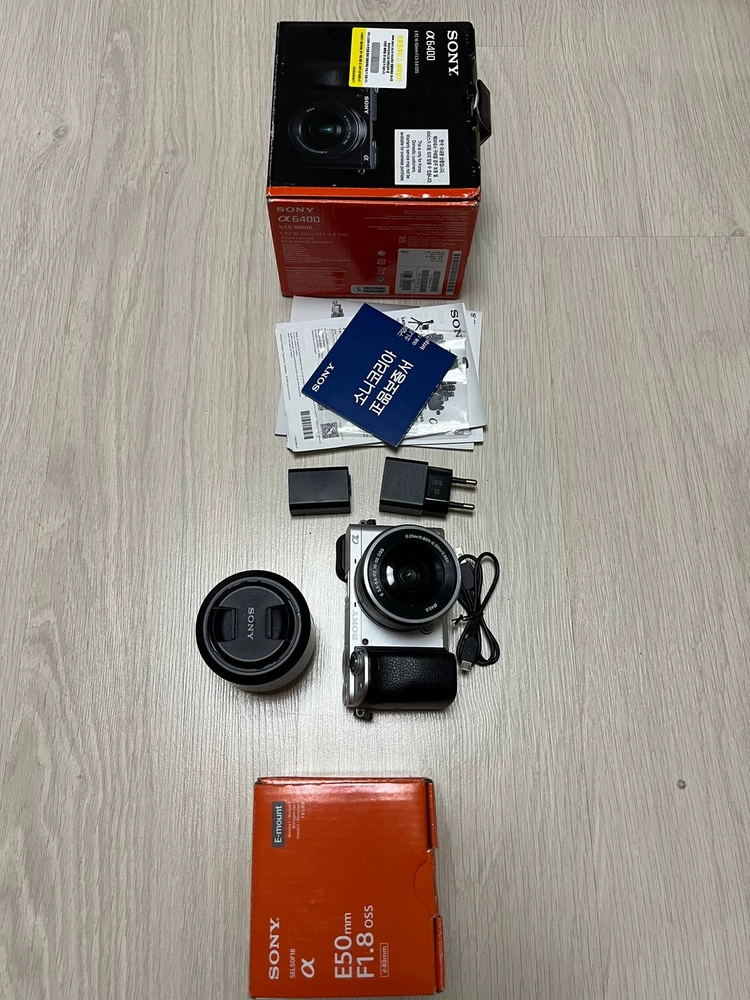 소니 A6400 (알파6400) + 16-50mm + 50mm F1.8 OSS 렌즈 2종 일괄 판매 - 안심되는 중고거래