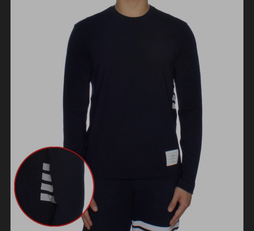 톰브라운 울 사선 긴팔티 맨투맨반팔셔츠자켓루이비통프라다디올셀린느톰브라운몽클레어스톤아일랜드에르메스준지 이미지