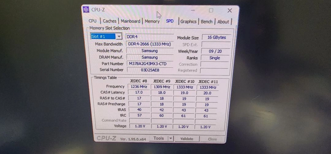 삼성 램 ddr4 16gb 2개 세트 팝니다 이미지