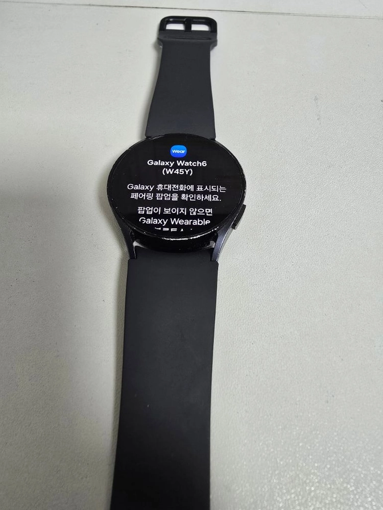 갤럭시 워치6 40mm 블랙 LTE 셀룰러 버전 이미지