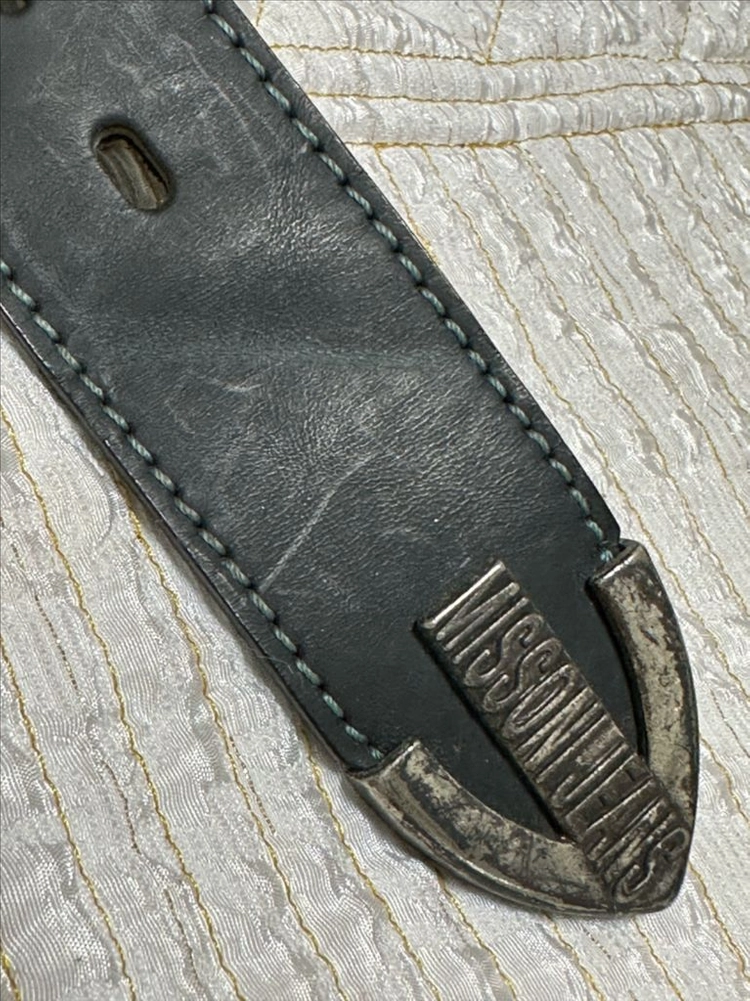 Missoni Jeans 이탈리아 빈티지 천연가죽 벨트 이미지