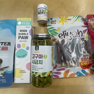 애견간식 및 용품들 모두 새상품 일괄3만원 택포 이미지
