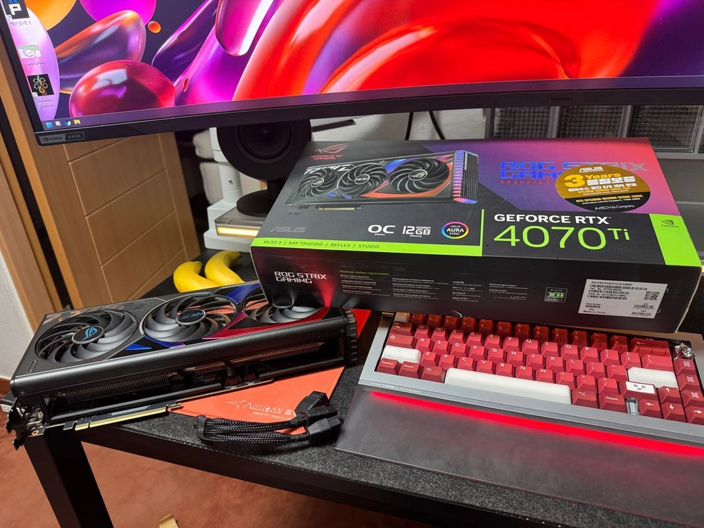 ASUS RTX 4070 Ti STRIX 그래픽카드 - 안심되는 중고거래