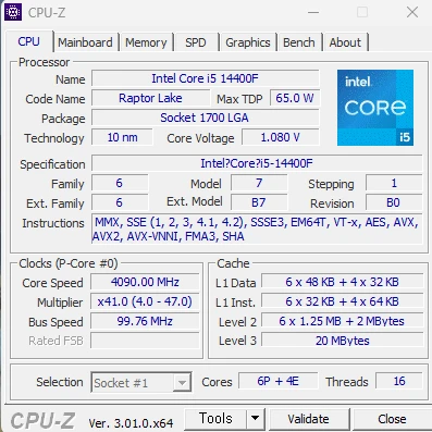 (최신형) i5-14400F / RTX 5060 / RAM 32GB 고성능 본체 이미지