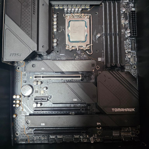 12900K + Z690 D5 토마호크 + DDR5 cl30 6000mhz 32GB 팝니다 이미지