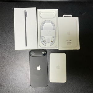 아이폰 에어 블랙256GB + 정품 보조배터리 + 애플케어플러스 이미지