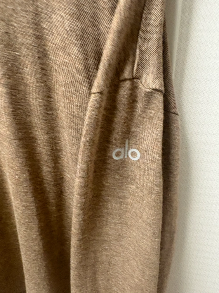 alo 알로 XXS Semi-Sheer Oasis Boxy Long Sleeve 이미지
