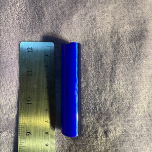 컬러 멋지고 묵직한 손맛 천연 청금석 원석 원형 도장 재료석 (보석 인감 수제도장 DIY 18mm) 팝니다 이미지