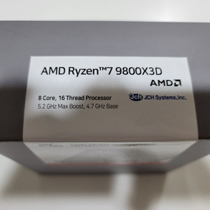 AMD 라이젠 7 9800X3D 미개봉 이미지