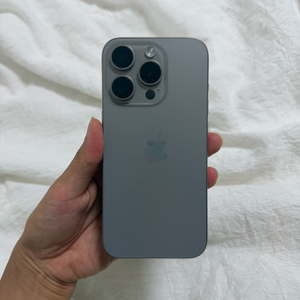 아이폰15프로 256gb 내츄럴티타늄 이미지