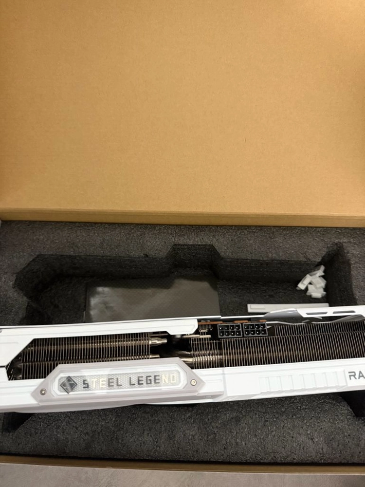 rx 9070xt 16g 화이트 스틸레전드 이미지