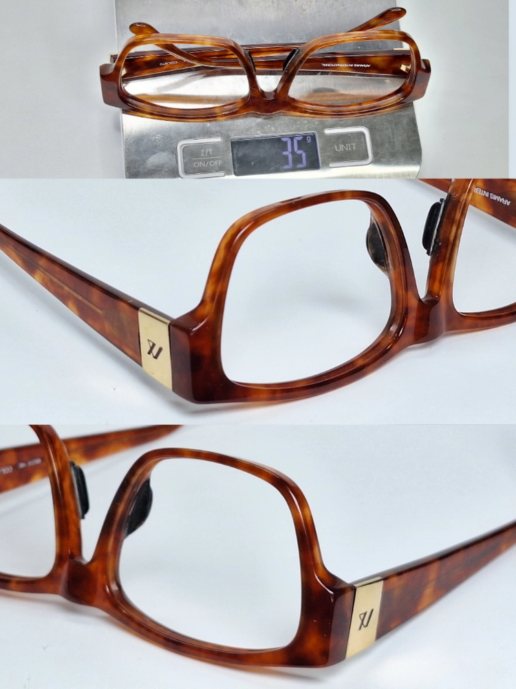 90s 일본제 빈티지/아라미스 ARAMIS INTERNATIONAL 6607 안경테 안경 60mm 뿔테 선글라스테 이미지
