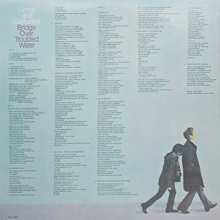 사이먼 앤 가펑클 Bridge Over Troubled Water LP 이미지