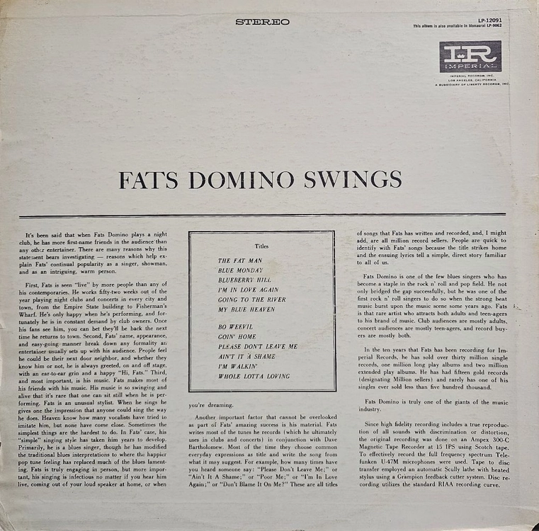 fast domino LP 이미지