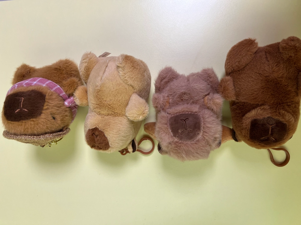 곰돌이 인형 세트(춘식이,카피바라)일괄 이미지