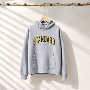 산드로 STANDARD 아치 자수 로고 루즈핏 후드 티셔츠 L사이즈 이미지