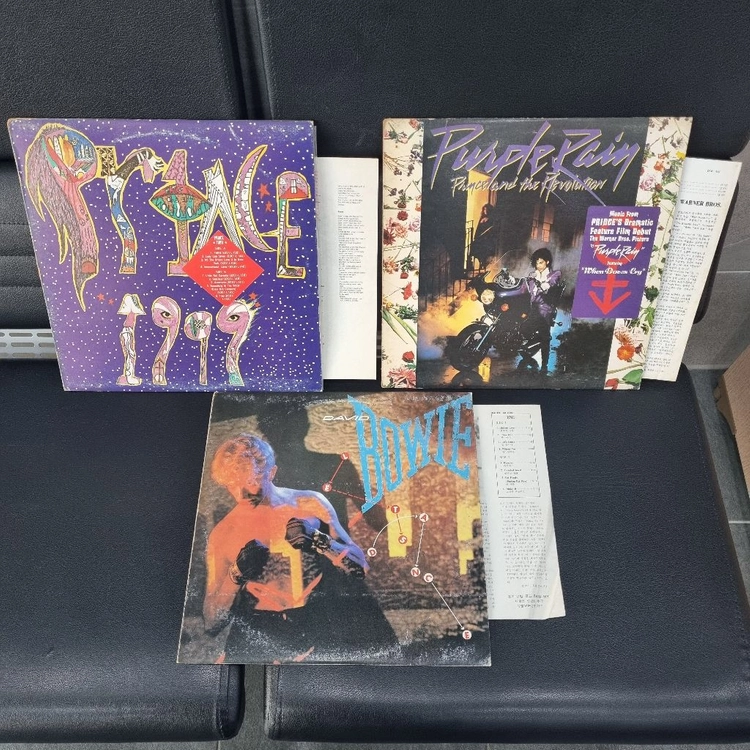프린스 2장,데이비드 보위 LP. 이미지