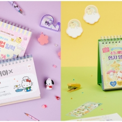 산리오 맞춤법,한자 일력 이미지