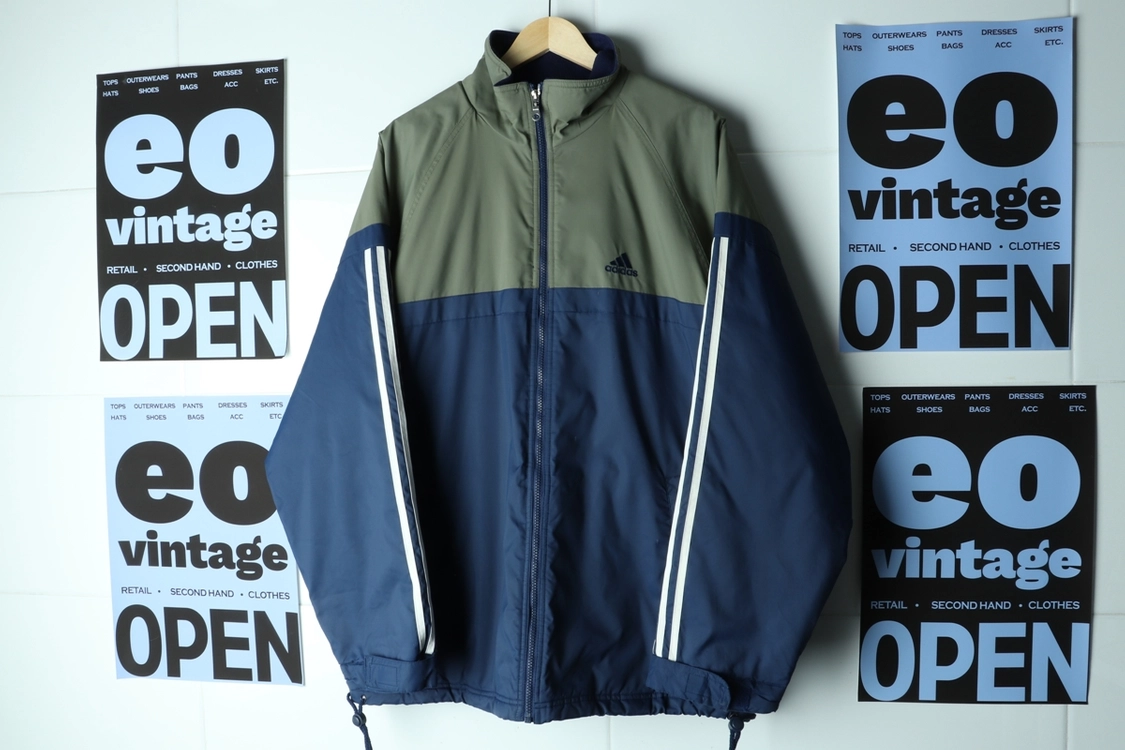 (XL-3XL) 아디다스 집업 바람막이 점퍼자켓 이미지