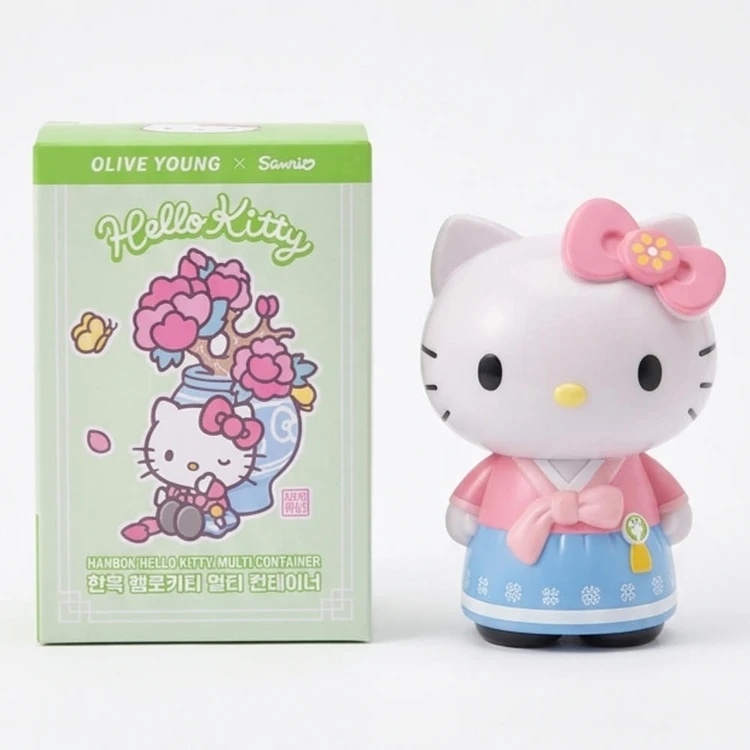 올리브영 한복 헬로키티 멀티 컨테이너 이미지