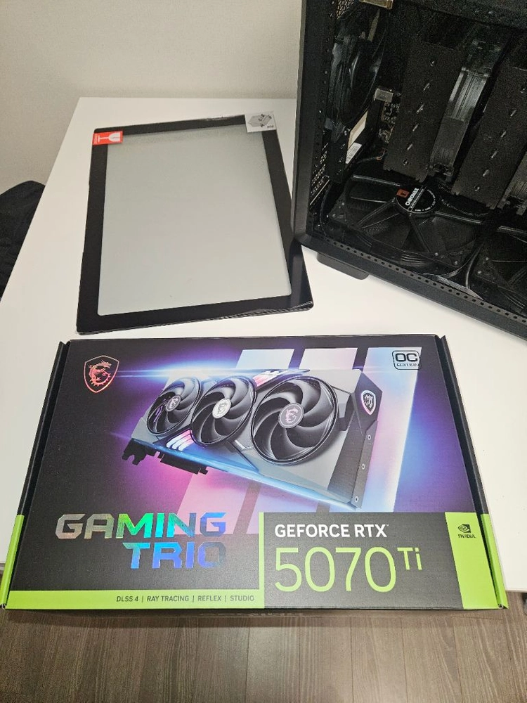 7800x3d/5070ti/b650m/32g/m.2 1tb/쿨마 마스터프레임 400/ 본체 판매 이미지