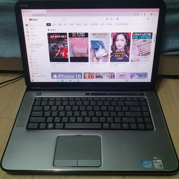 DELL XPS 노트북 SSD 250g 8GB 고성능 오피스 지포스 그래픽 FHD 컴퓨터 비즈니스 레트로 게임 PC 이미지