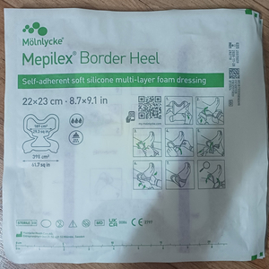 메필렉스 메피렉스 보더 힐 Mepilex Border Heel 282710 (22cm x 23cm) 5매/팩 이미지