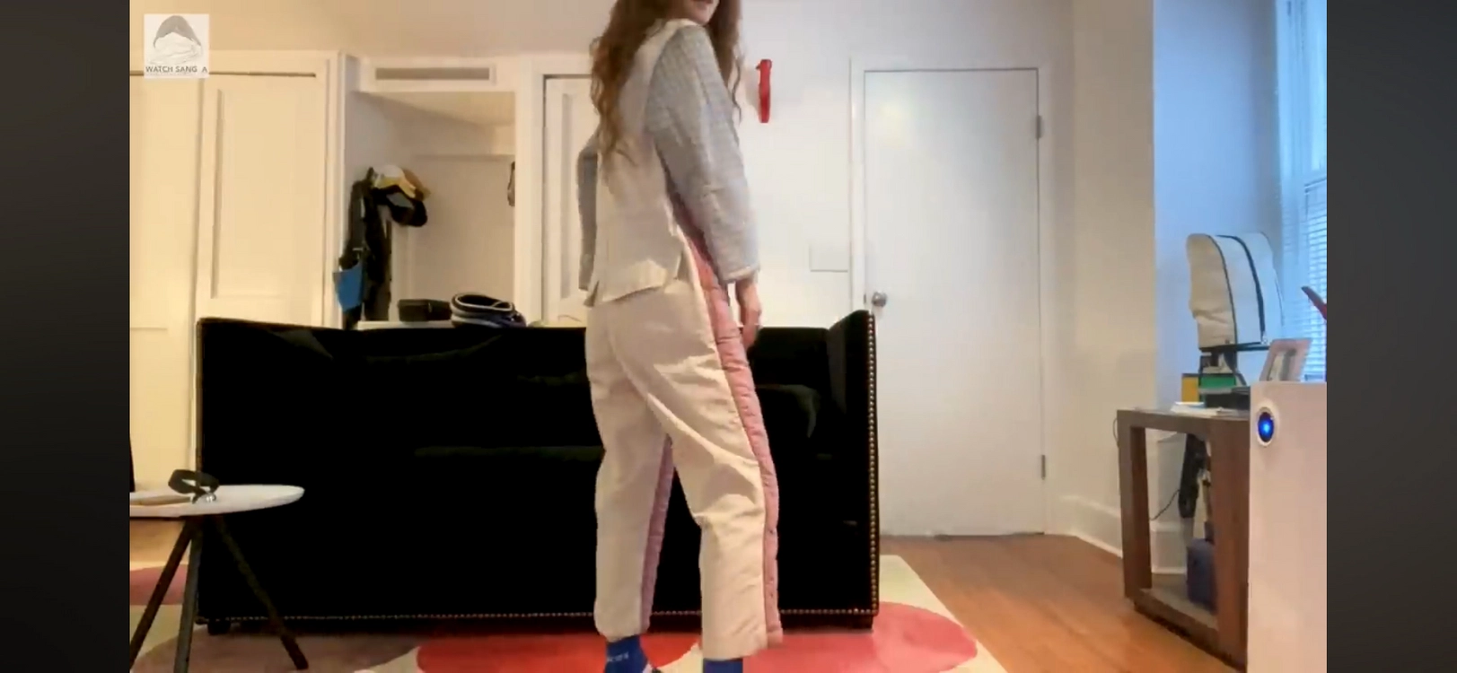 임상아 카론 칼라한 퀼팅 점프수트 s 사이즈 이미지