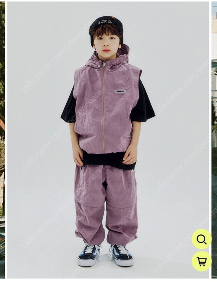 히로 블랭크 투웨이 바람막이 160 이미지