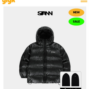 sann 산 크루져 다운패딩 깨죽 150,160/히로 드로잉패딩 160 이미지