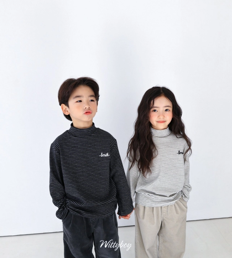 (새상품-겨울) 스마일 폴라티 이미지
