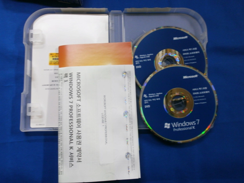 Windows 7 Pro k 32.64겸용 FPP 기업용 한글 개봉 이미지