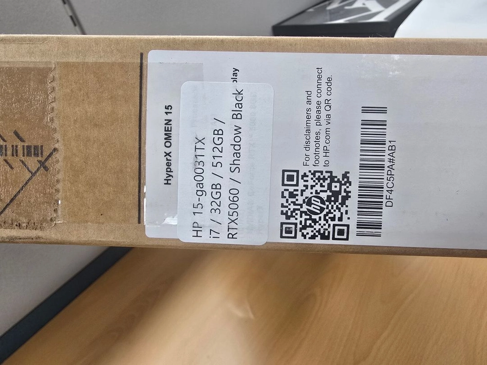 HP오멘 하이퍼엑스15 ga0031tx 게이밍노트북 RTX5060 I7-14650HX, 24->32GB램 업그레이드 이미지