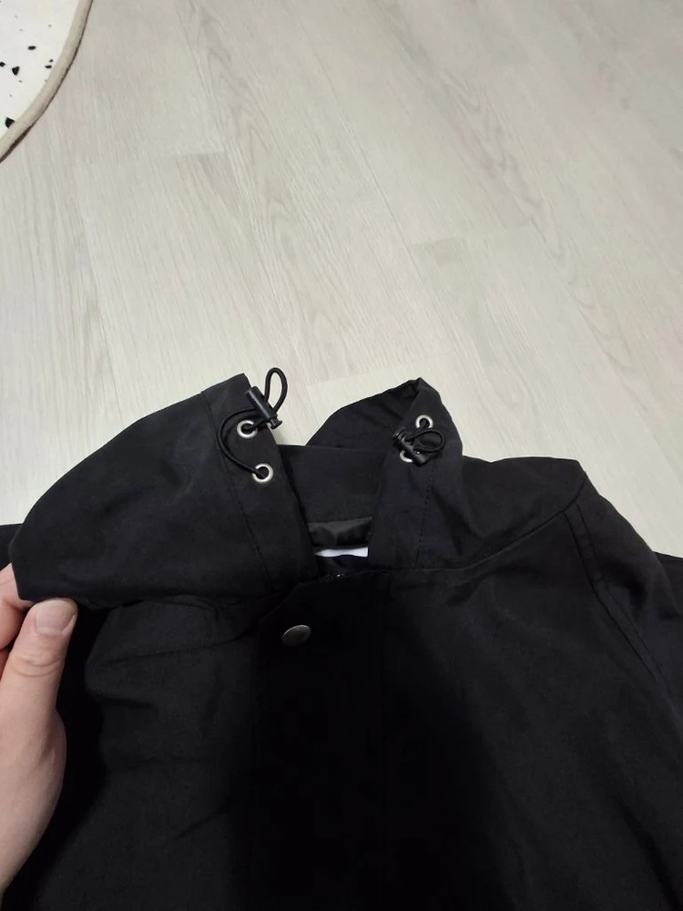 후드집업,블랙 후드 바람막이 점퍼,오버핏,박시,빅사이즈,아우터,운동복,블루종,남녀공용,자켓 이미지