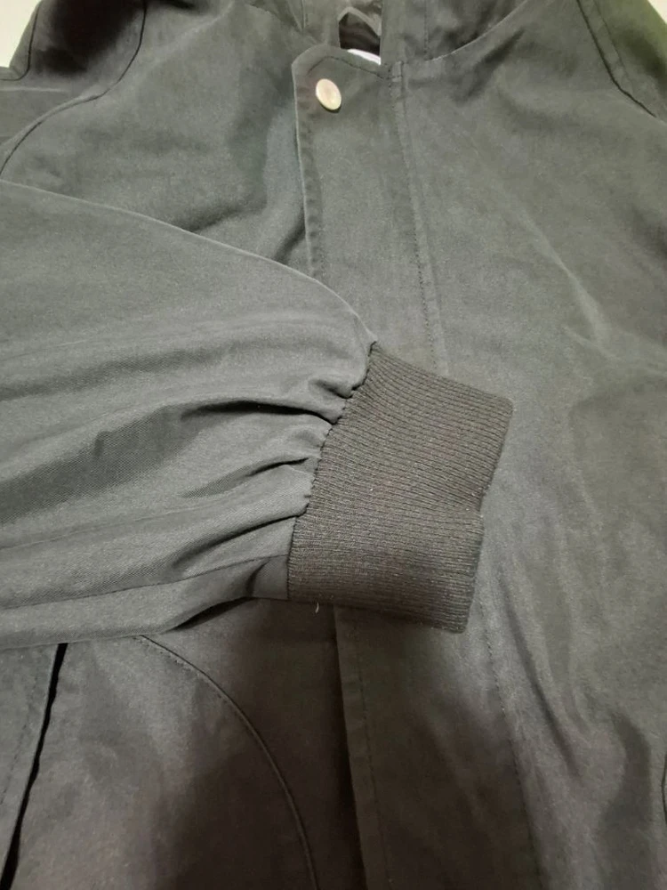 후드집업,블랙 후드 바람막이 점퍼,오버핏,박시,빅사이즈,아우터,운동복,블루종,남녀공용,자켓 이미지