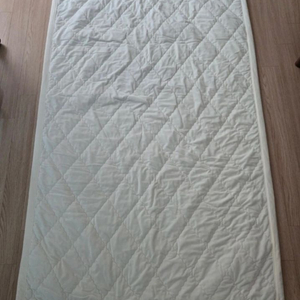 극세사 침대 패드. 이미지
