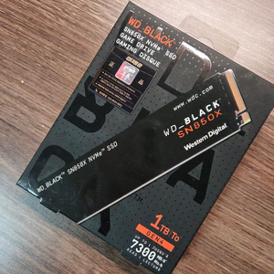 WD BLACK SN850X 1TB SSD 미개봉 이미지