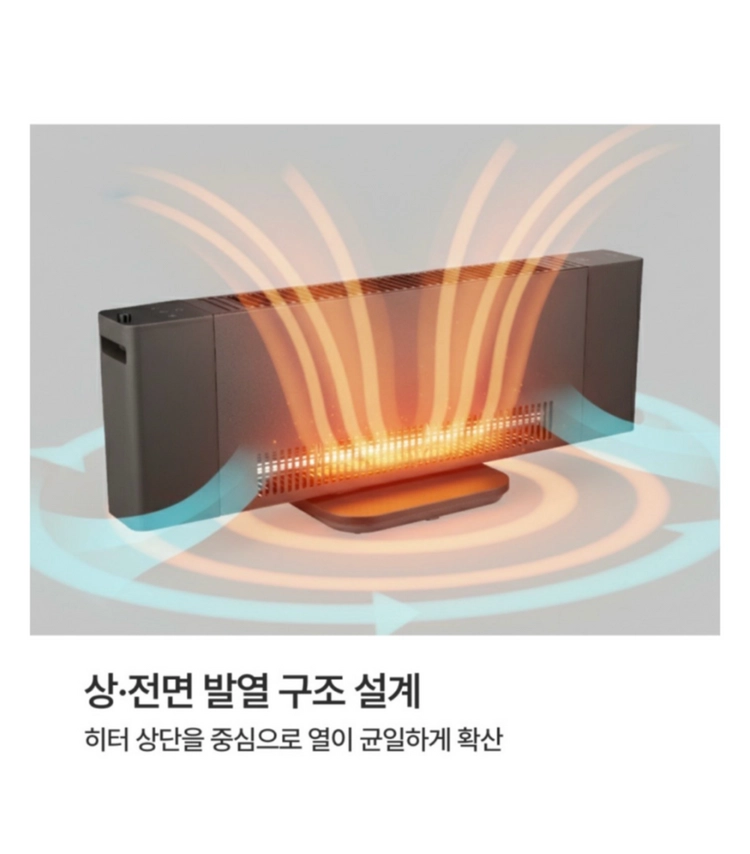 마이디어 컨벡션 전기히터 고출력 저소음 난로 가로세로 겸용 미개봉 새상품 이미지