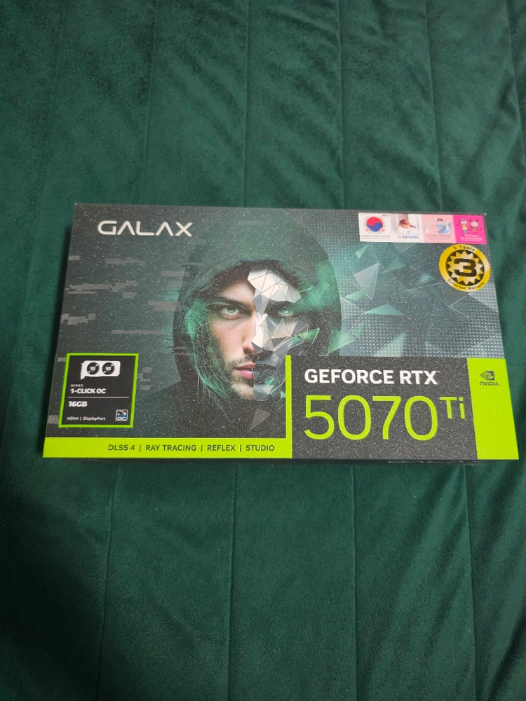 GALAX RTX 5070 Ti 2X 판매 (미개봉) - 안심되는 중고거래