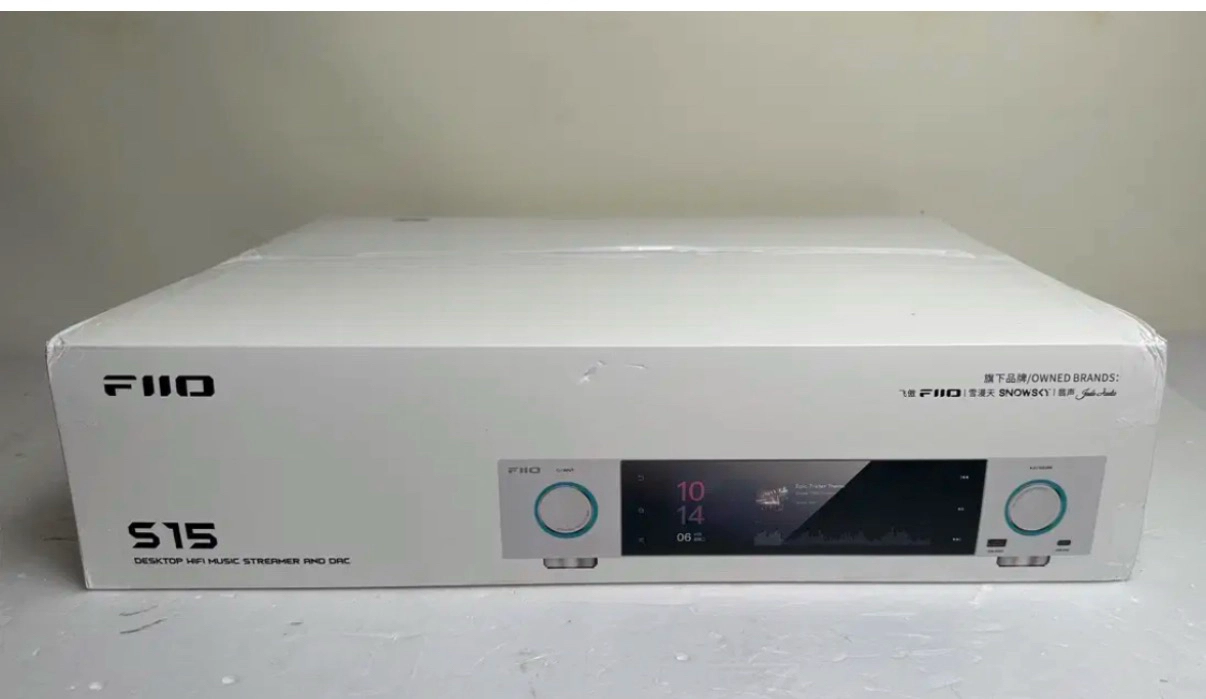 (9월구매, 단순개봉) FIIO S15 실버컬러 네트워크 플레이어 DAC 프리앰프 국내정품 이미지