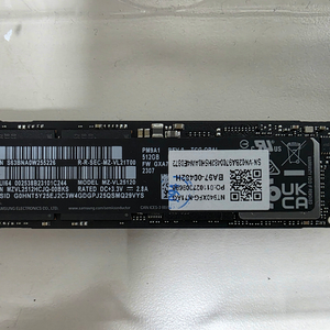 SSD 삼성 pm9a1(980 pro) 512GB /156시간 사용/거의새것 이미지