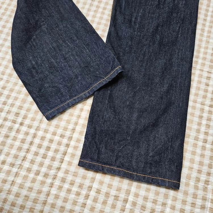 플랙 일자핏 데님 청바지 남자32 이미지