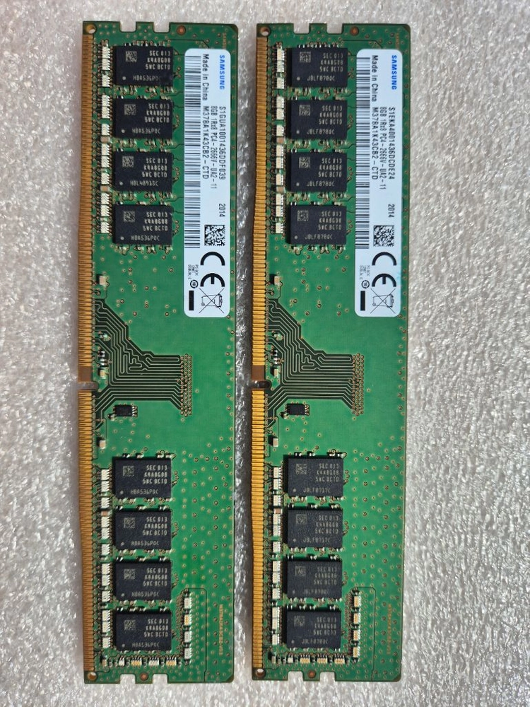 삼성 램 16기가 ( 8기가 2장 ) DDR4 2666V PC용 이미지