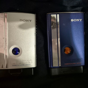 sony wm ex7 실버 블루 동작품 일괄 이미지