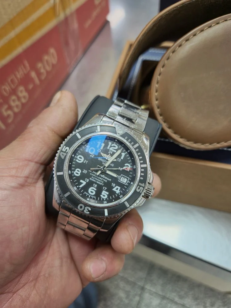 대구)브라이틀링 슈퍼오션2 42mm검판 팝니다. 이미지