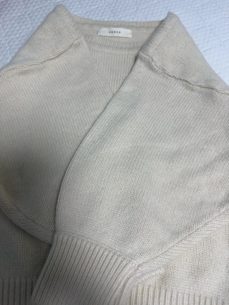 OUNCE 온스 한나 캐시미어 보트넥 니트 이미지