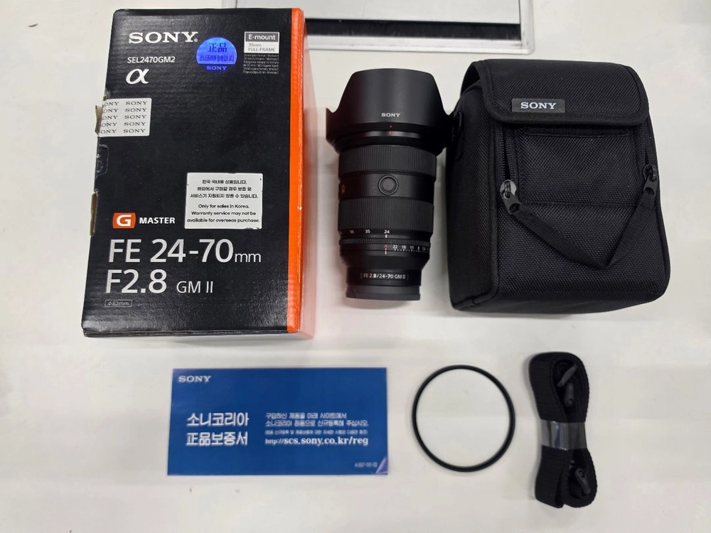 소니코리아 정품 2470gm2 금계륵2 24-70mm gm2 렌즈 판매합니다 - 안심되는 중고거래