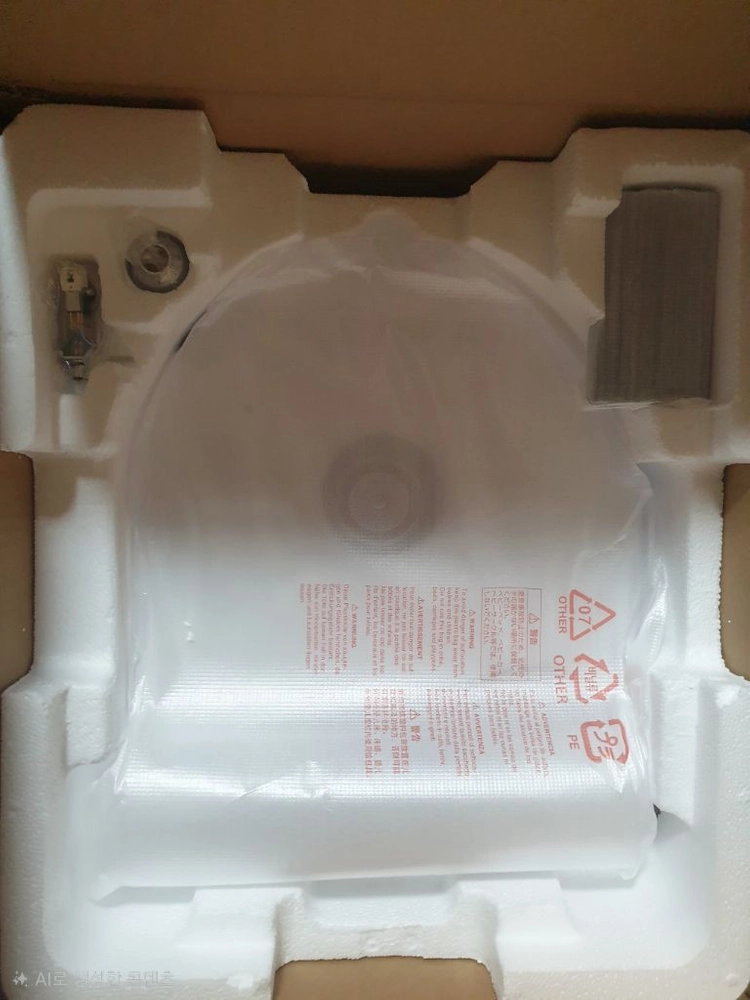 데논 dp450 화이트 턴테이블 팝니다. 이미지